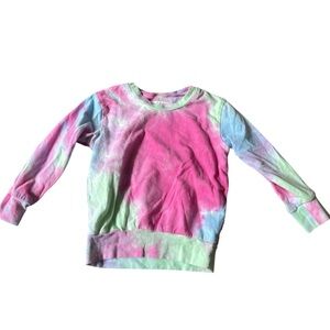 Giggle Baby Tie-Dye Pullover Pastel Crewneck Cotton Long Sleeve Size 12M